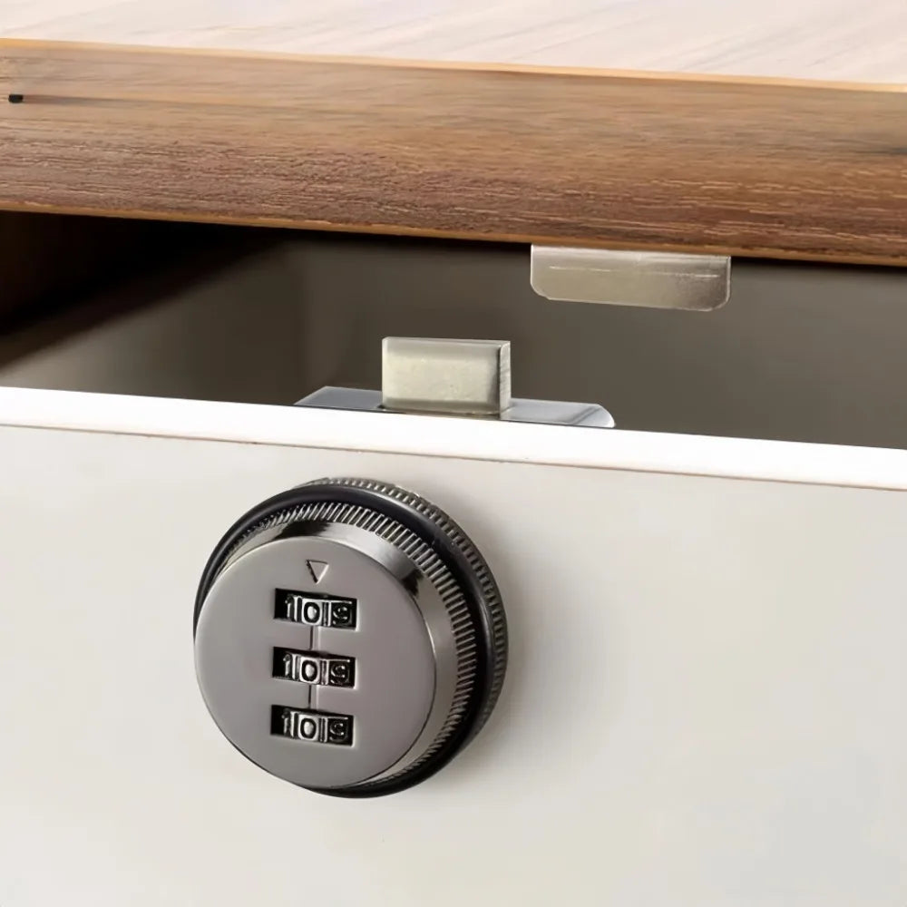 3-Digit Combination Lock – Keyless Drawer & Cabinet Lock Combination Lock Axl