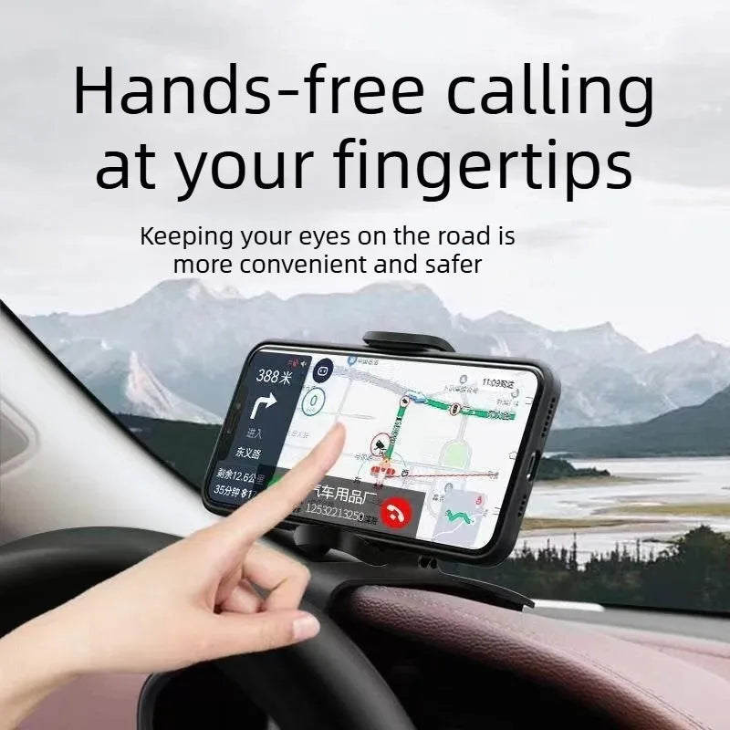 Universal Car Phone Mount – Dashboard Clip Holder & GPS Bracket Car Phone Mount Axl