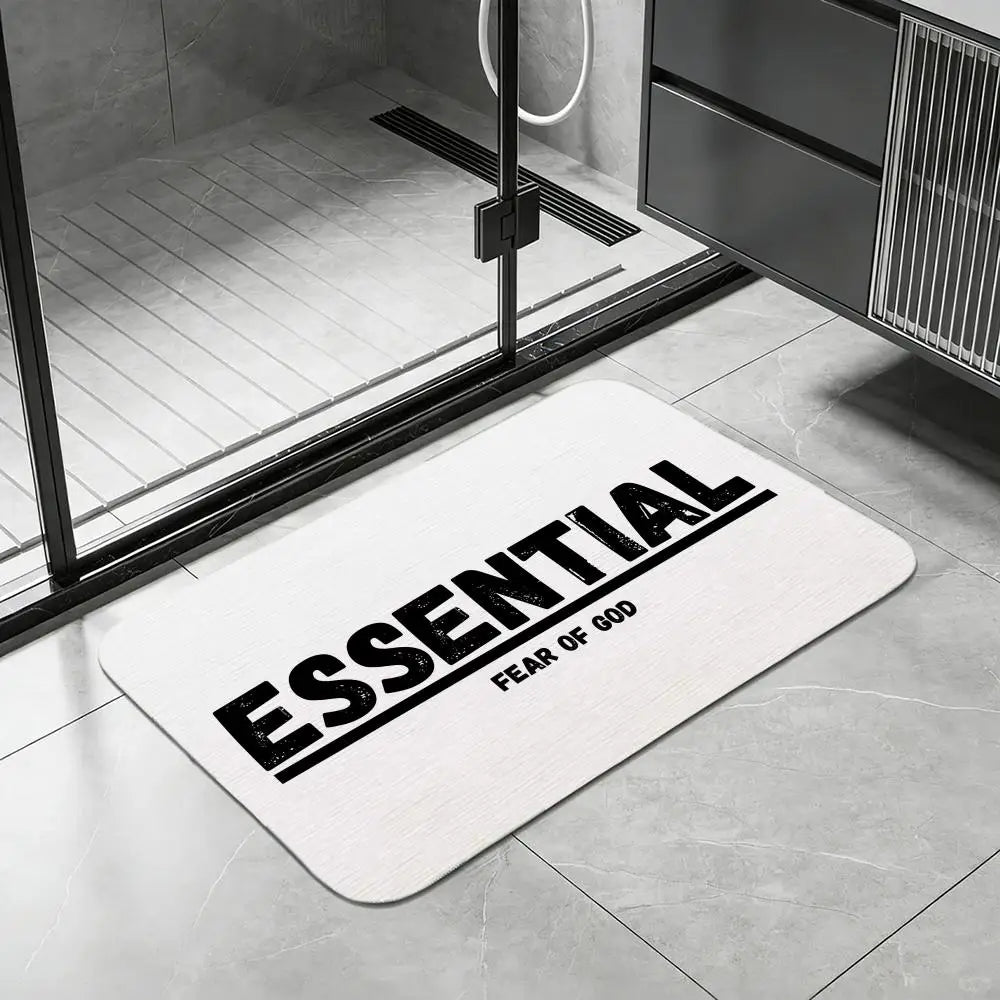 Diatomite Bath Mat – Quick Dry, Anti-Slip & Absorbent Bath Mat Axl White5 30x45cm