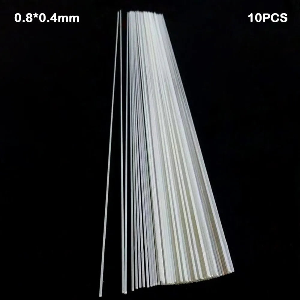 10pcs Glass Fiber Cone Sticks – DIY Fishing Float Tail 28cm Fishing Float Material Axl 0.8-0.4mm