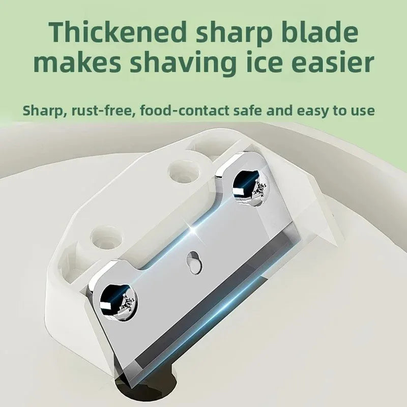 BALASHOV Electric Ice Shaver & Crusher – 130W Two-Speed Electric Ice Shaver Axl