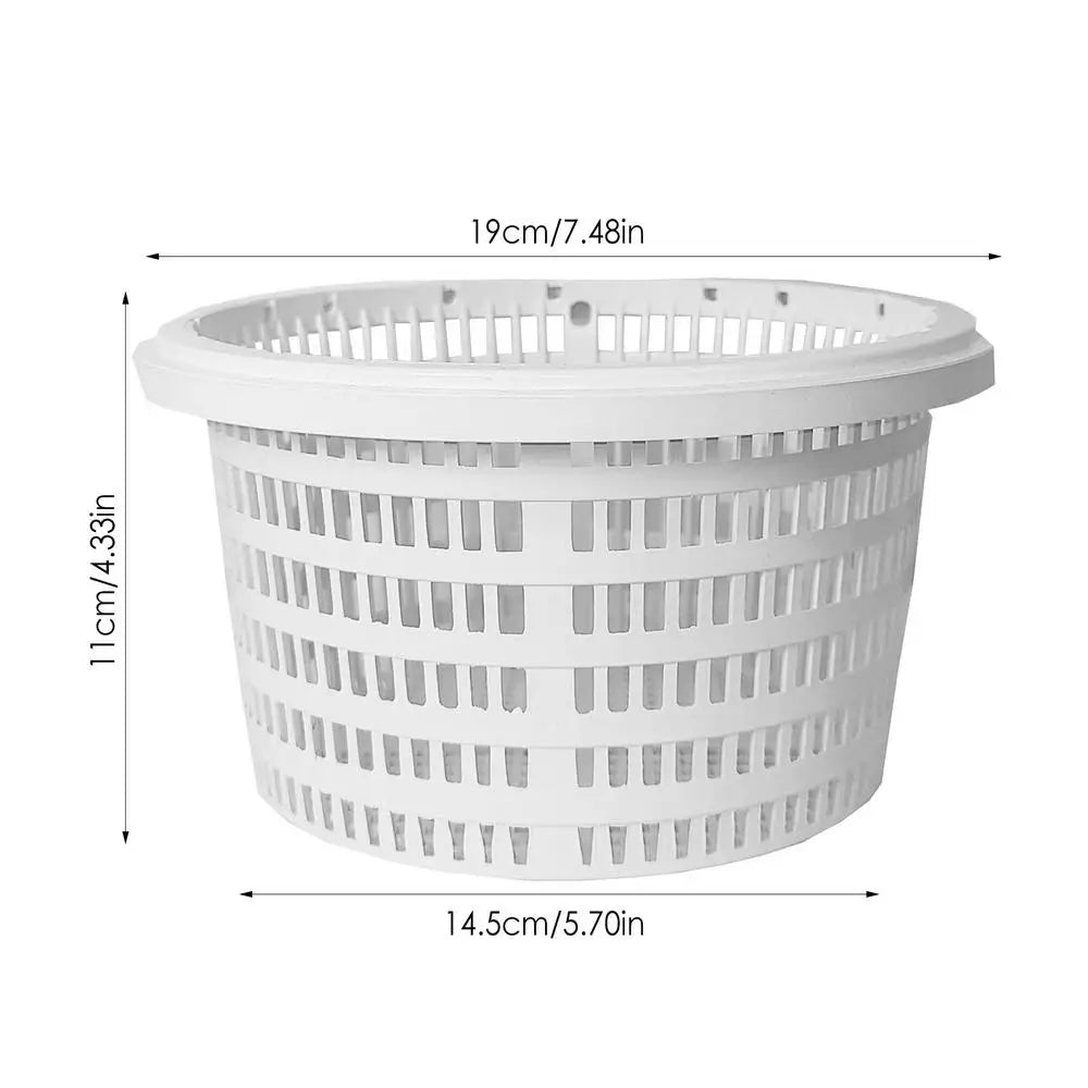 Pool Skimmer Basket – Leaf & Debris Filter for Inground Pools Pool Skimmer Basket Axl White