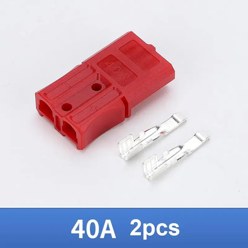 40A 600V Battery Power Connector Plug – Forklift & Industrial Industrial Power Connector Axl Red