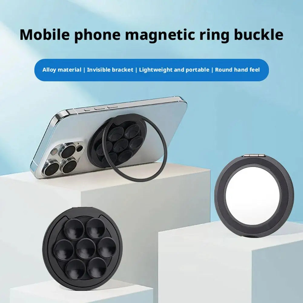 Magnetic Phone Holder with Suction Cup & Cosmetic Mirror Magnetic Phone Mount Axl