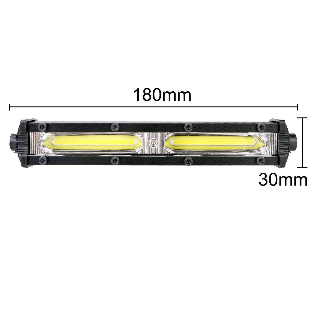 AINYSZIN 18W LED Work Light Bar 6500K IP67 – Truck SUV Off-Road LED Work Light Bar Axl