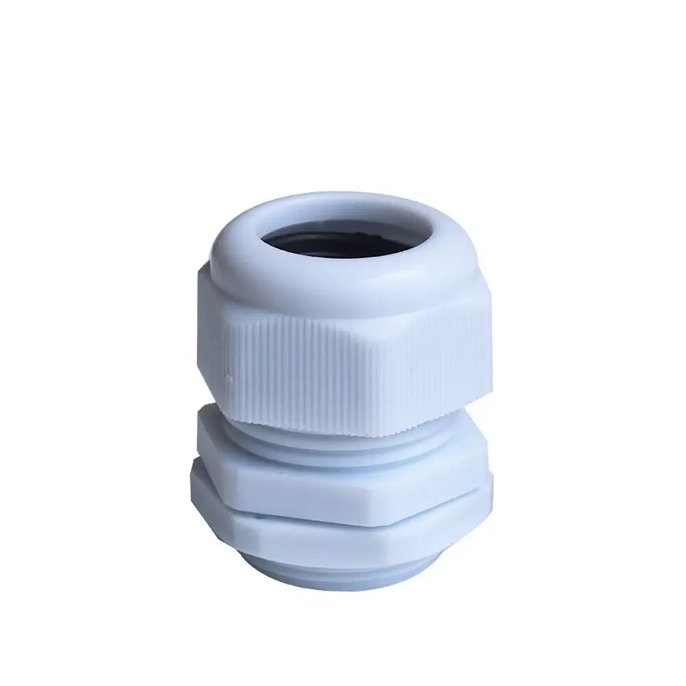 IP68 Waterproof Cable Gland PG7 PG9 PG11 PG16 Nylon Connector Cable Gland Axl White-PG7