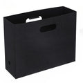 Foldable File Storage Box – Large PP Desk Organizer 32×11×24.5cm File Storage Box Axl Black 1pc