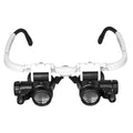 LED Head Magnifier Loupe – 8X 15X 23X Adjustable Headband Head Magnifier Loupe Axl A