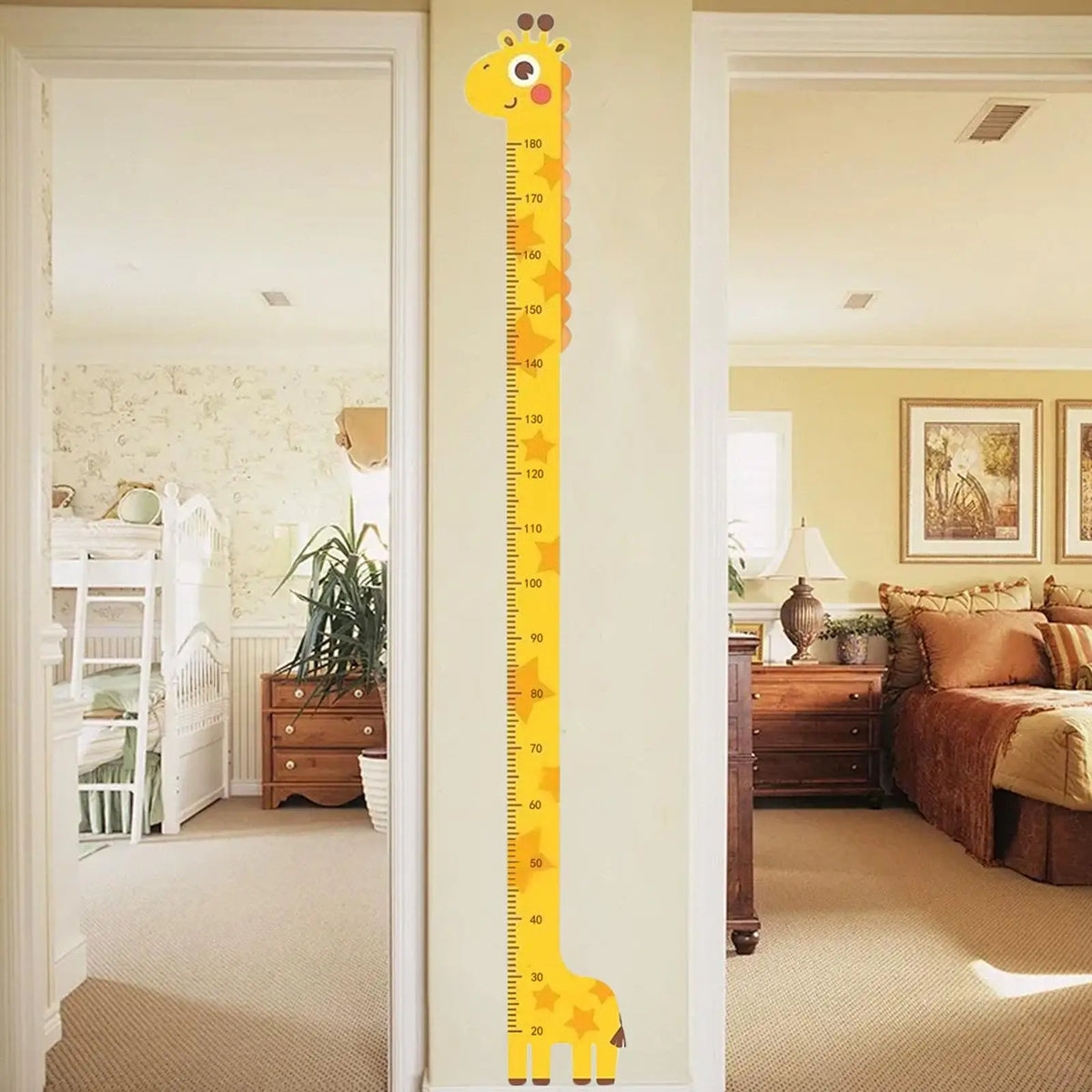 Kids Animal Wall Height Chart – Peel & Stick Growth Ruler Kids Growth Chart Axl