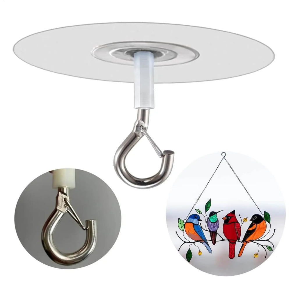 Adhesive Ceiling Hooks – No-Drill Hook for Plants & Lights Adhesive Ceiling Hook Axl