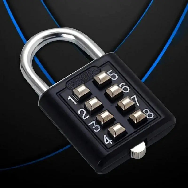 2-Pack 8-Digit Combination Padlock – Waterproof Travel Lock Combination Padlock Axl