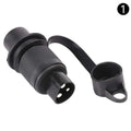 3-Pin Trailer Socket & Connector 12V | DIN Caravan Truck Plug Trailer Connector Axl N1