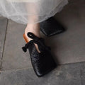 Women's Square Toe Block Heel Sandals – Summer Slip-On Block Heel Sandals Axl 40 black
