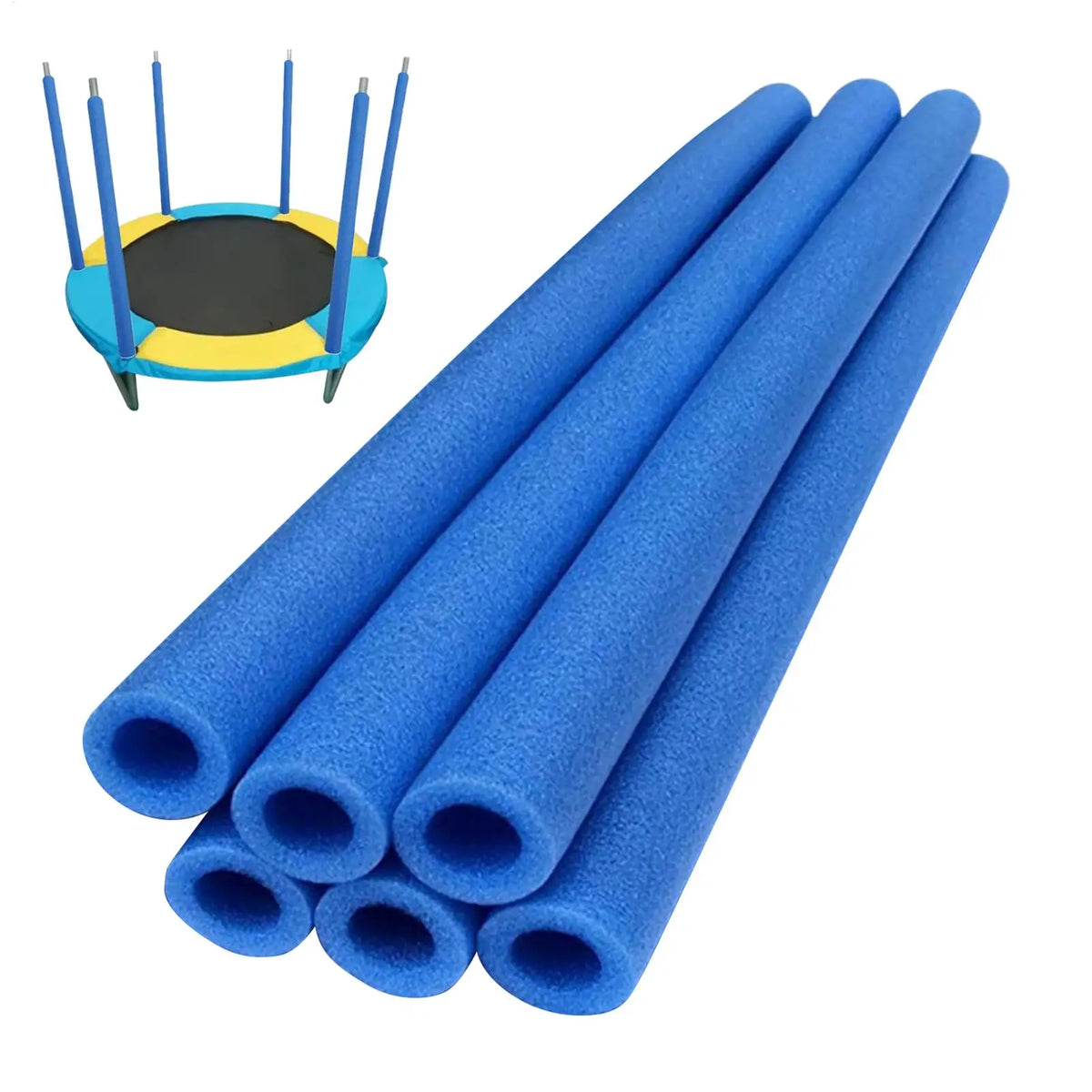 6-Pack Trampoline Foam Pole Protector Sleeves | PE Foam Covers Trampoline Pole Covers Axl