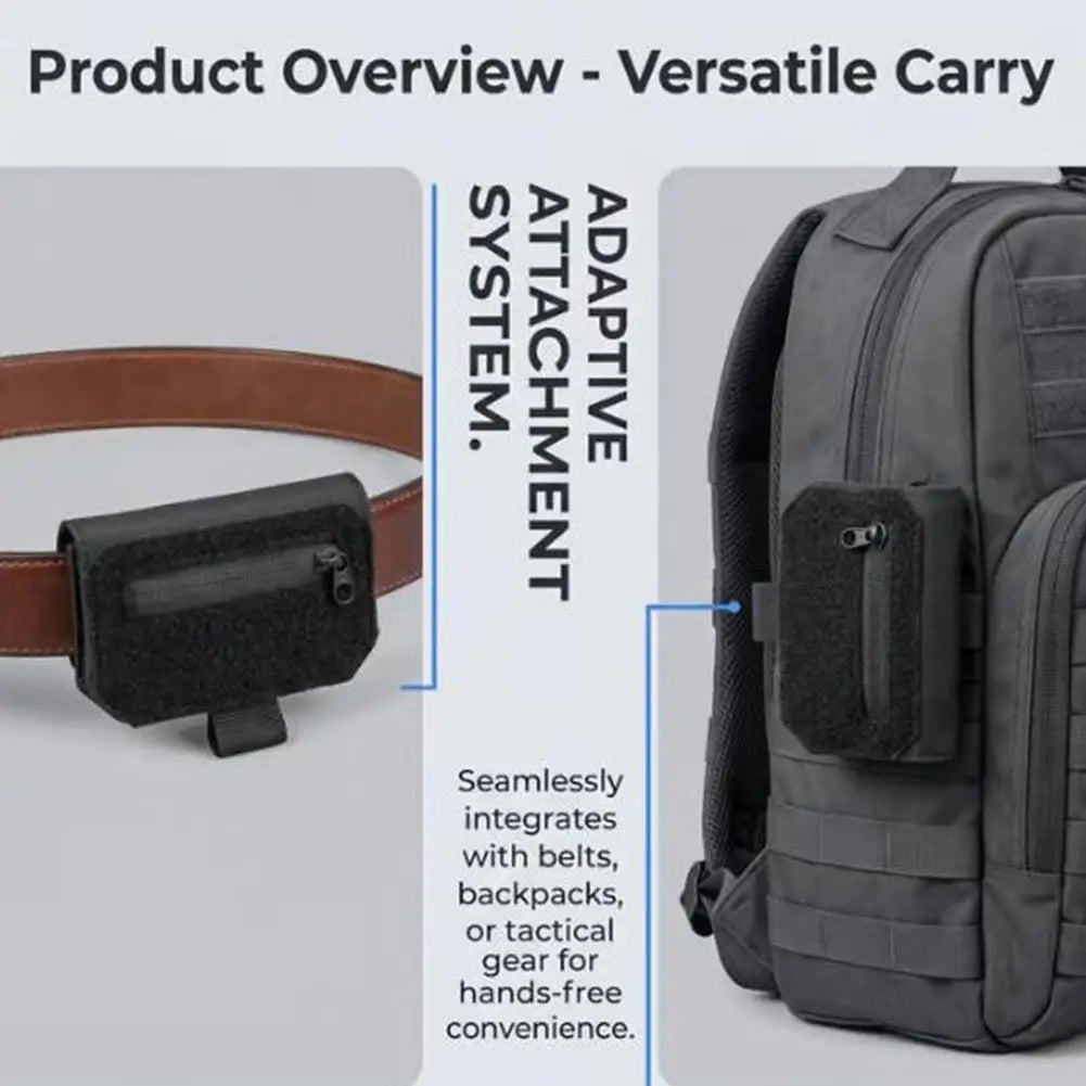 Anti-Theft Hidden Travel Waist Pouch | Secure Belt Bag Travel Waist Pouch Axl