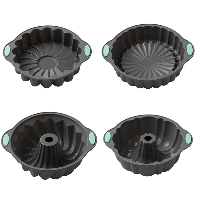 3D Spiral Silicone Cake Mold – Nonstick Round Baking Pan Silicone Cake Mold Axl