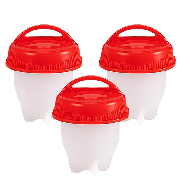BPA-Free Silicone Egg Poacher Cups | Non-Stick Egg Boiler Set Egg Poacher Set Axl 3pcs