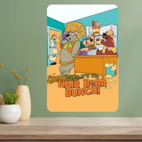 Hair Bear Bunch Classic TV Show Metal Poster Sign – Retro Decor Metal Wall Sign Axl aluminum sign aluminum 40x30cm