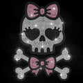 Glass Rhinestone Iron-On Skull Patch | 29.7x21cm Appliqué Iron-On Rhinestone Patch Axl AECH04-17727