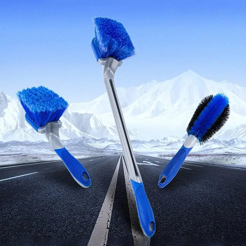 Car Tire & Wheel Cleaning Brush – Soft Bristle Auto Detailer Auto Detailing Brush Axl
