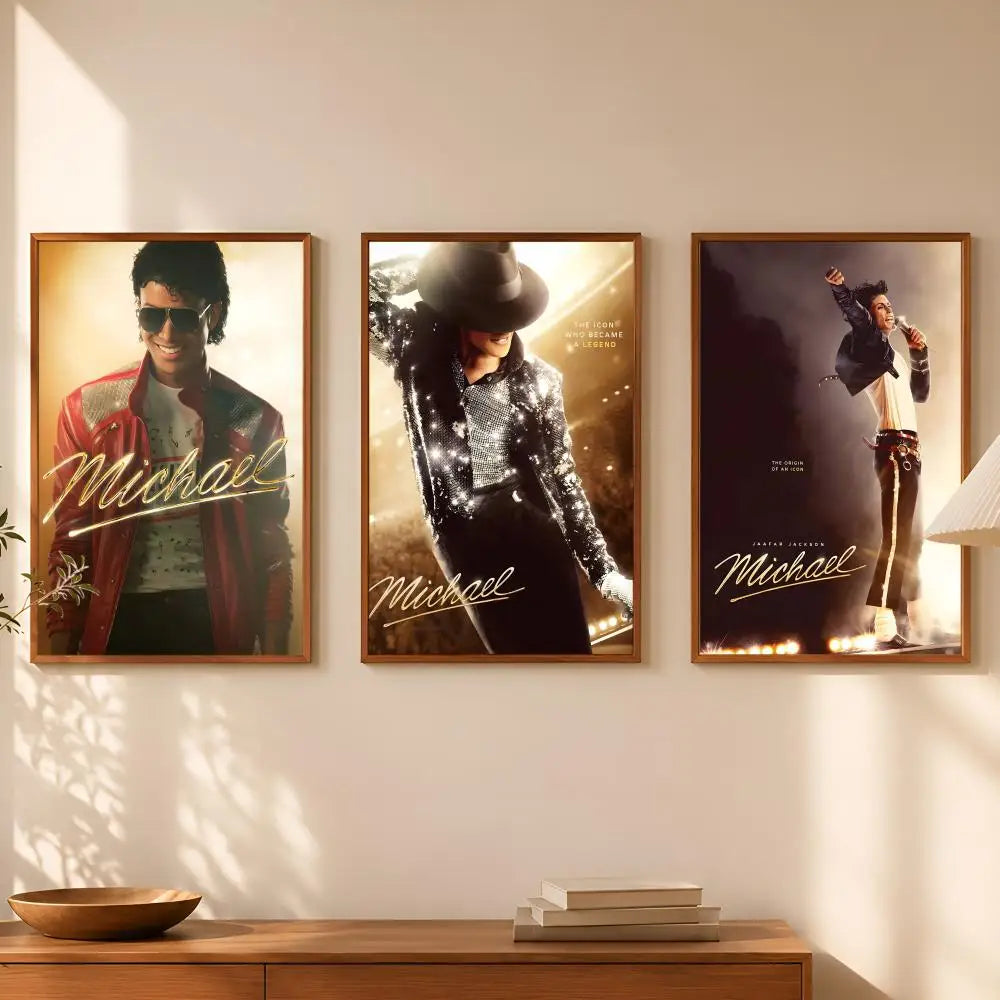 Michael Jackson HD PVC Wall Poster – Self-Stick & Waterproof Wall Art Poster Axl