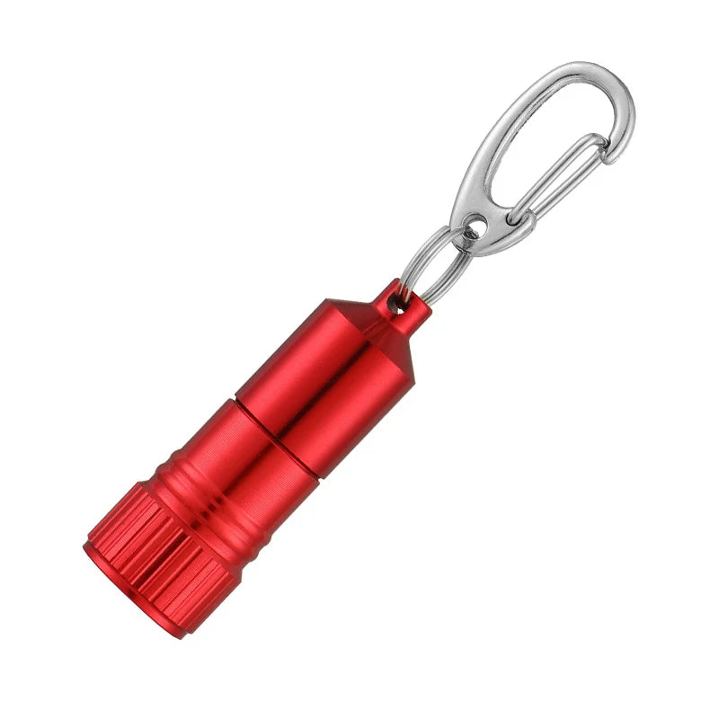 Mini LED Keychain Flashlight – Compact Pocket Torch for Camping Keychain Flashlight Axl Red