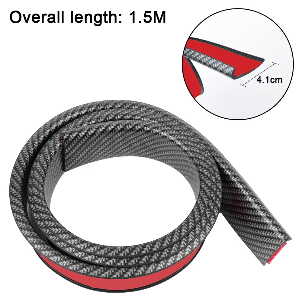 PVC Car Wheel Arch Fender Guard Strip 1.5M Anti-Scratch Car Fender Guard Strip Axl