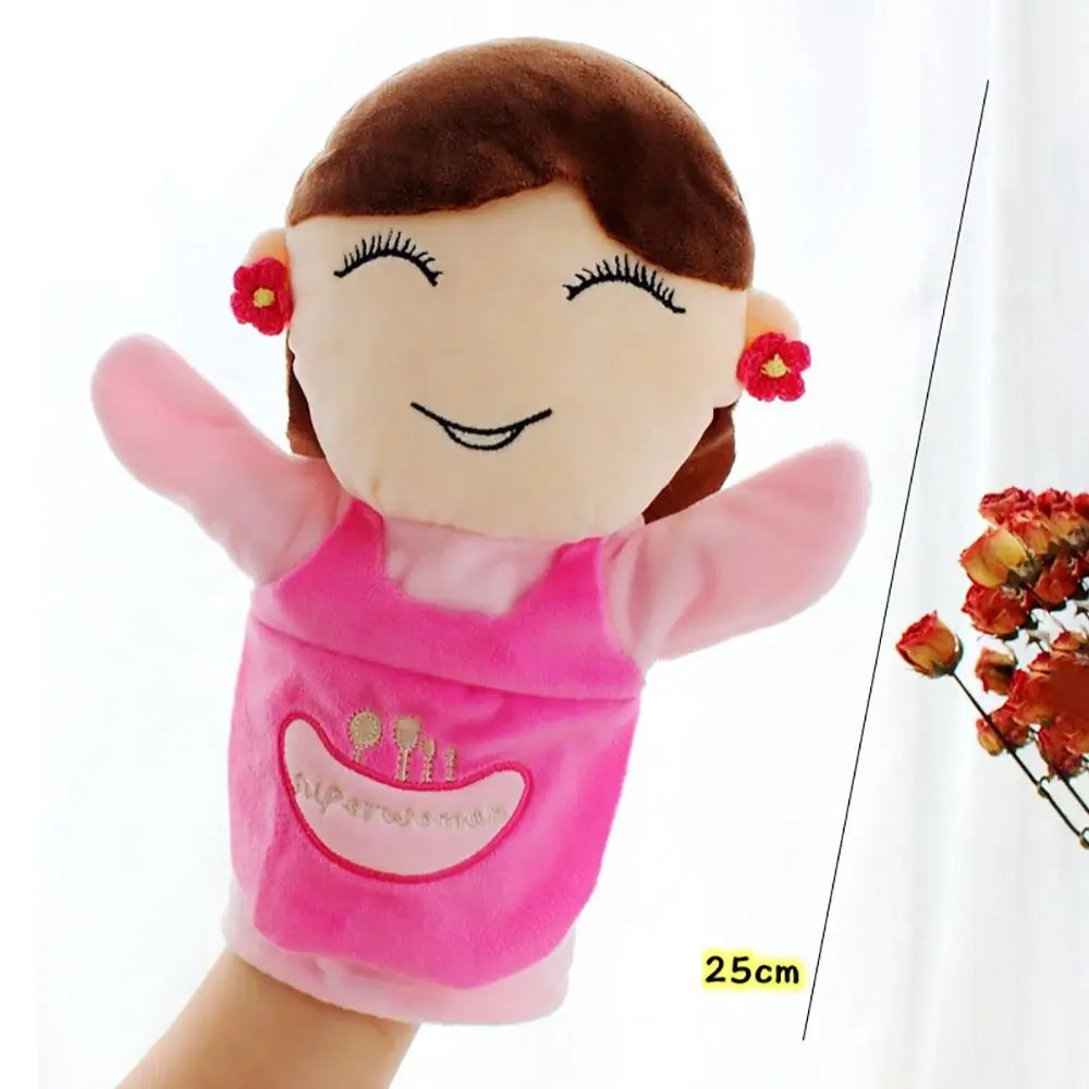 Plush Family Hand Puppets 25cm – Storytelling Finger Puppet Hand Puppet Toy Axl