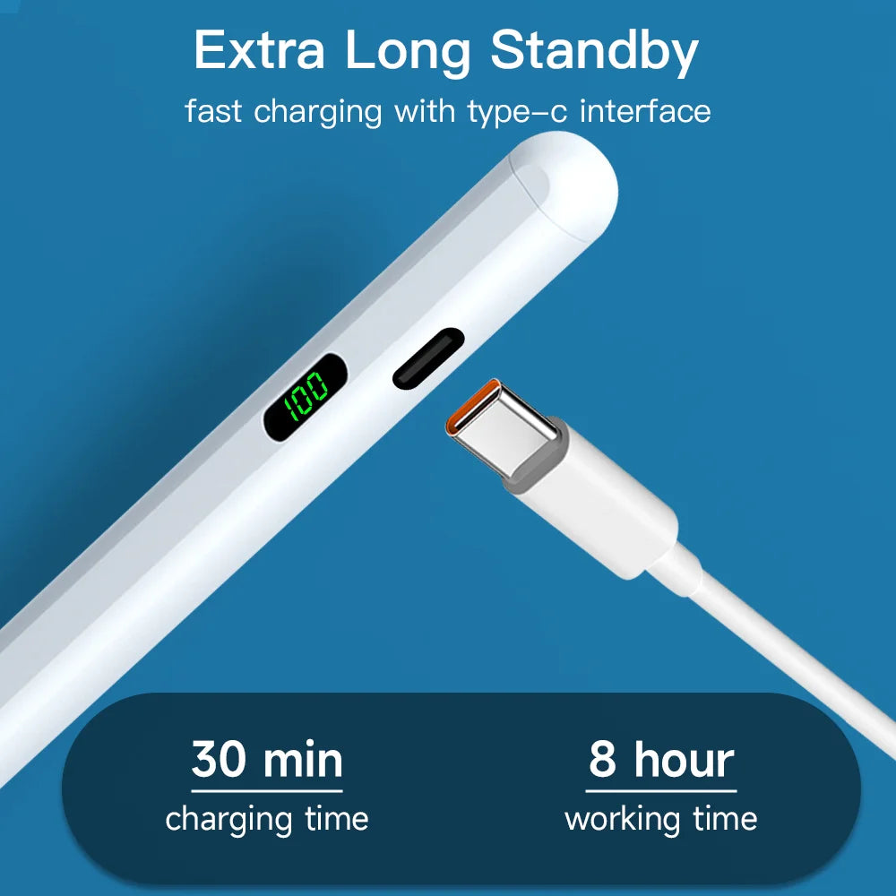 Universal Stylus Pen for iPhone, iPad, Android & Windows Rechargeable Stylus Pen Axl