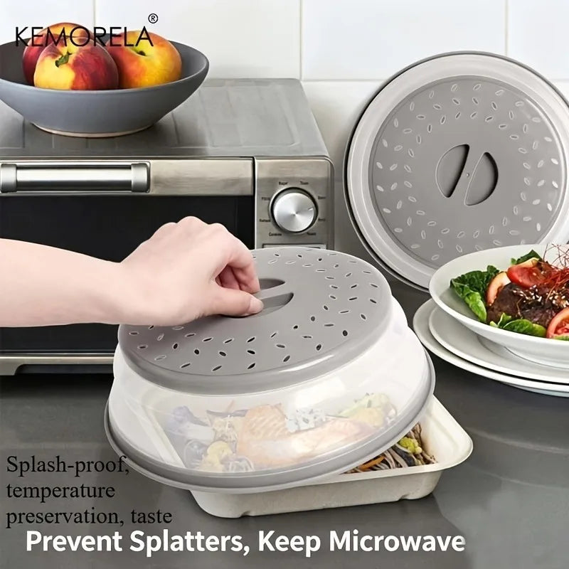 Microwave Splash Cover – Foldable, Retractable & Dishwasher Safe Microwave Splash Cover Axl
