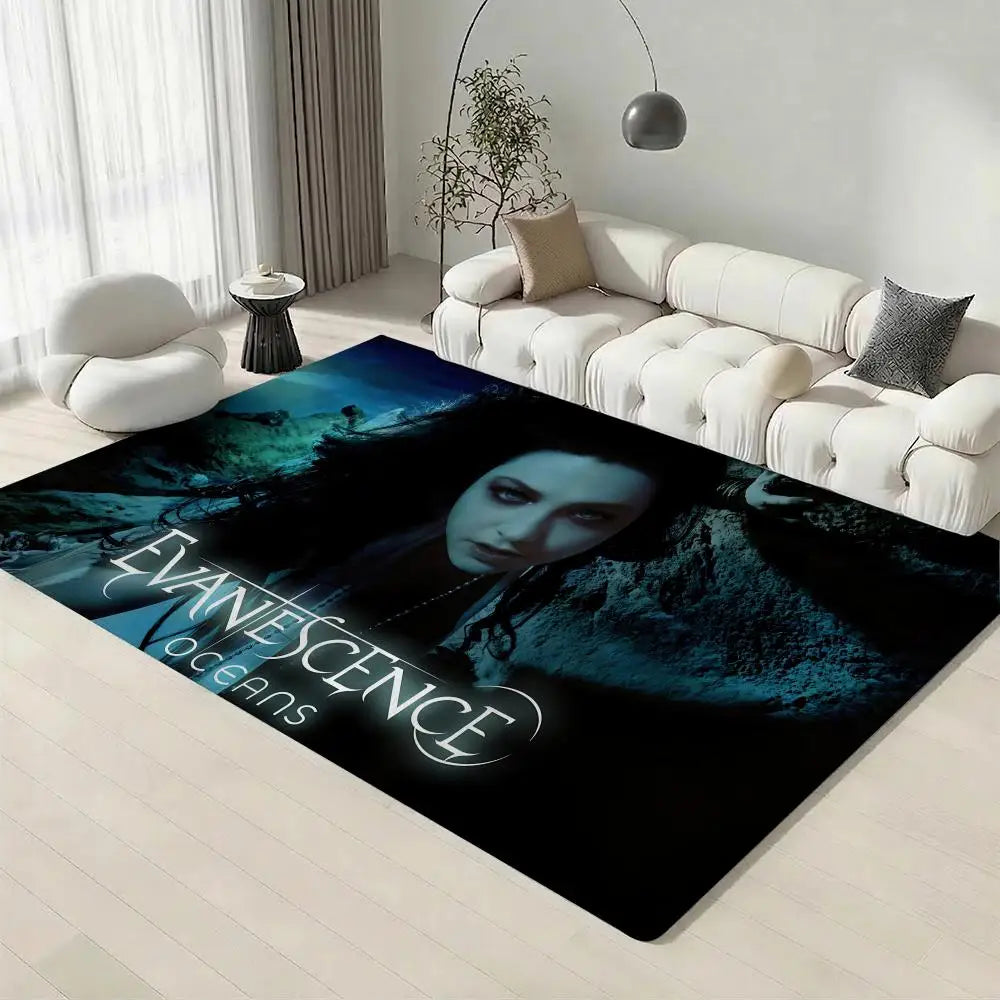 Evanescence Flannel Floor Mat – Non-Slip Soft Indoor Rug Flannel Floor Mat Axl