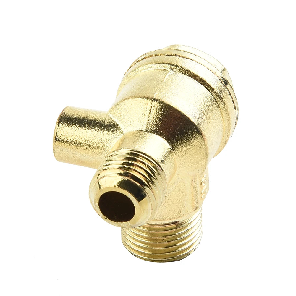Zinc Alloy 3-Port Check Valve for Air Compressor | Male Thread Air Compressor Valve Axl