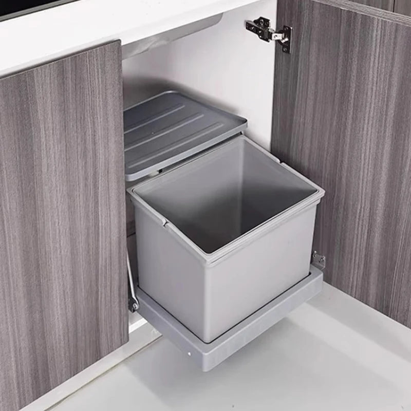 Large Capacity Kitchen Recycling Trash Can with Lid Kitchen Trash Can Axl