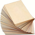 10-Pack Unfinished Wood Panels – DIY Craft & Painting Boards Wood Craft Panels Axl 10pcs