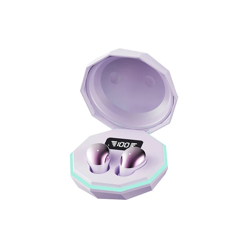B57 Mini Sleep Earbuds – Tiny Wireless Bluetooth TWS Wireless Sleep Earbuds Axl PURPLE