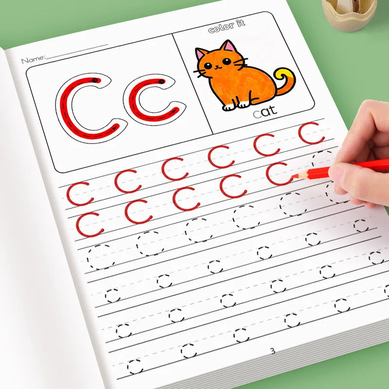 Kids A-Z Alphabet Writing Workbook – Tracing Practice Ages 3+ Kids Writing Workbook Axl