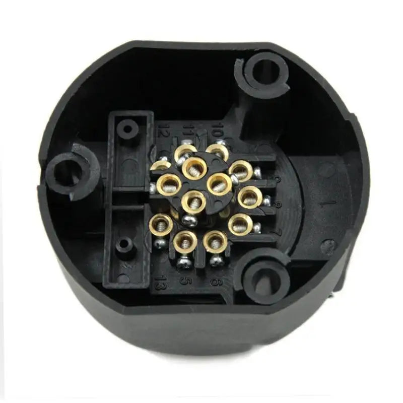 13 Pin Euro Trailer Socket – 12V Tow Bar Connector for Caravans Trailer Socket Axl