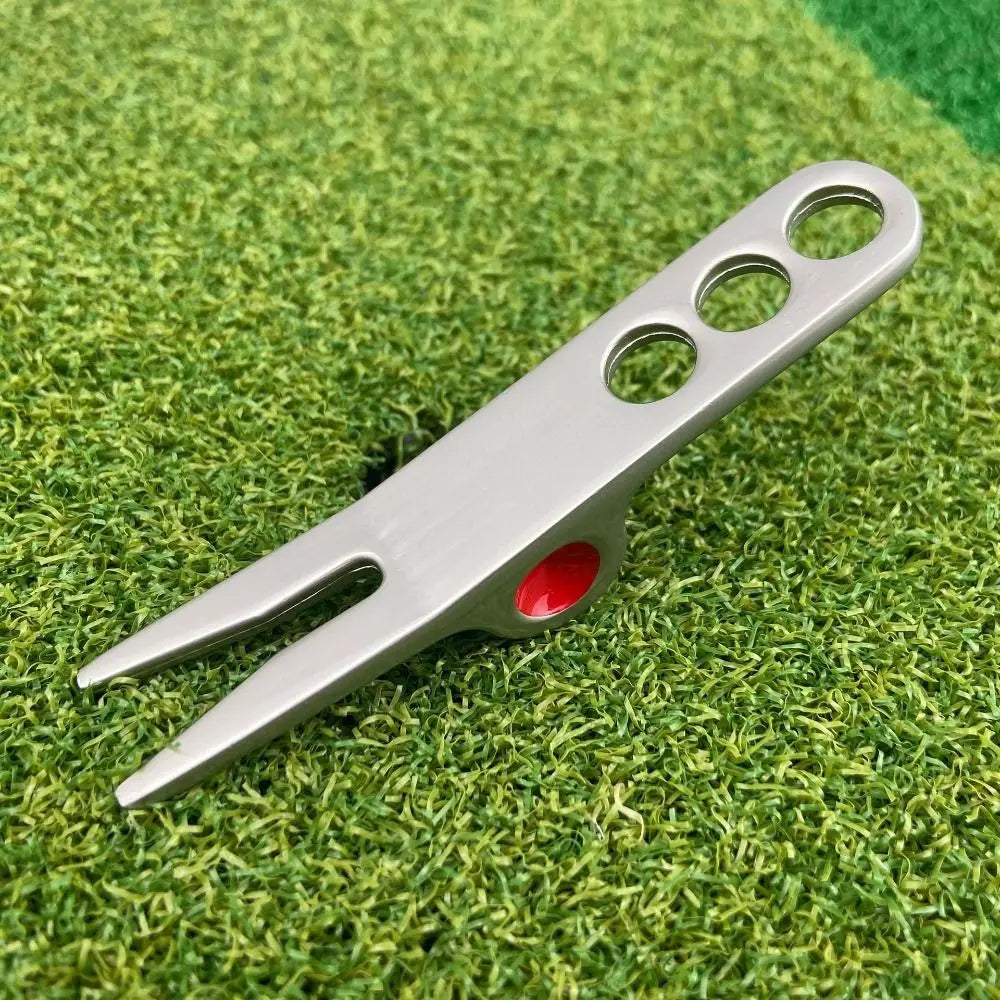 Zinc Alloy Golf Divot Repair Tool – 3-Prong Pitchfork Fork Golf Divot Tool Axl C