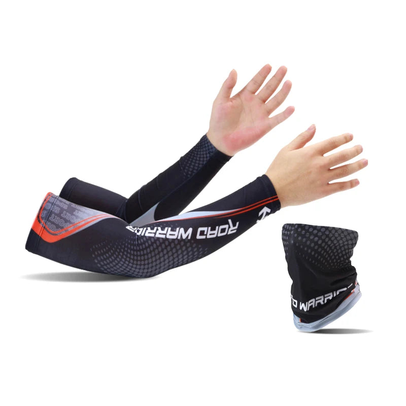 UV Protection Ice Silk Cooling Arm Sleeves – Men & Women UV Cooling Arm Sleeves Axl