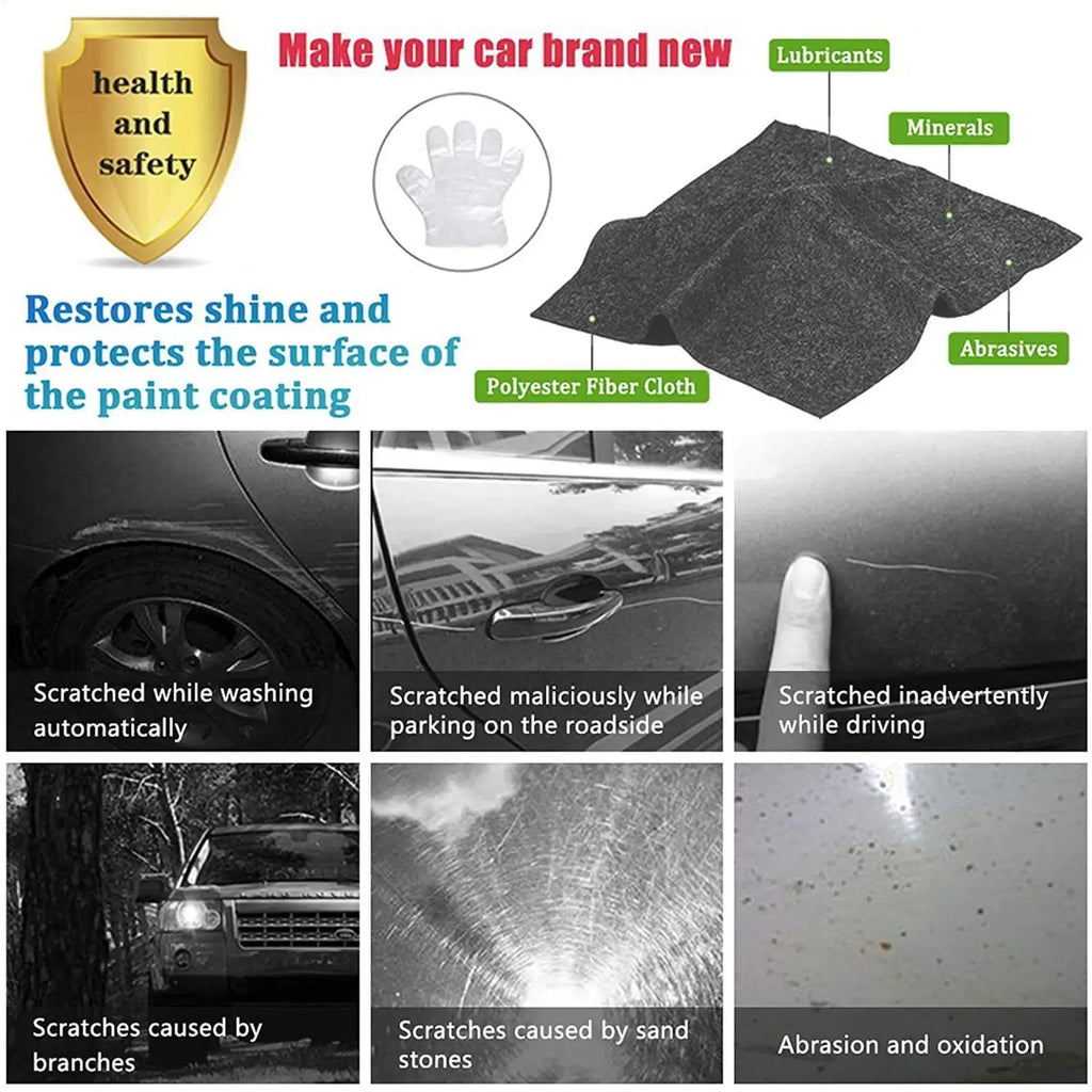 Nano Sparkle Cloth – Car Scratch Remover & Paint Restorer Car Scratch Repair Cloth Axl