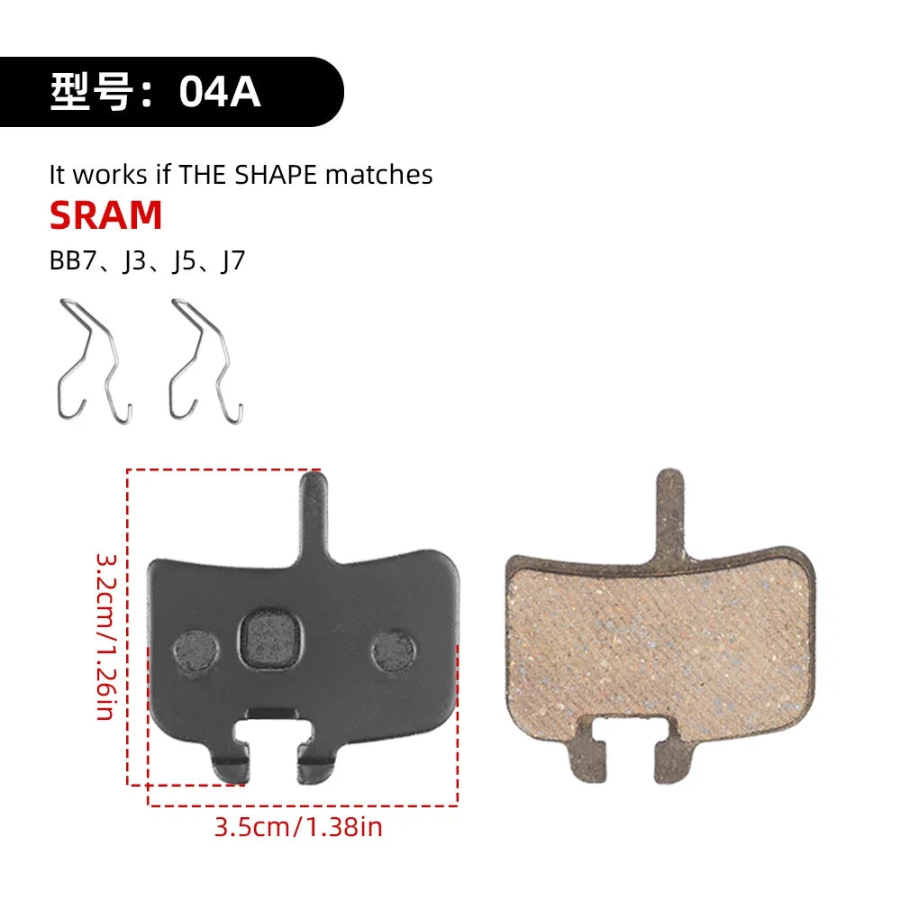 VXM Hydraulic Disc Brake Pads – MTB & Electric Scooter Disc Brake Pads Axl 04A