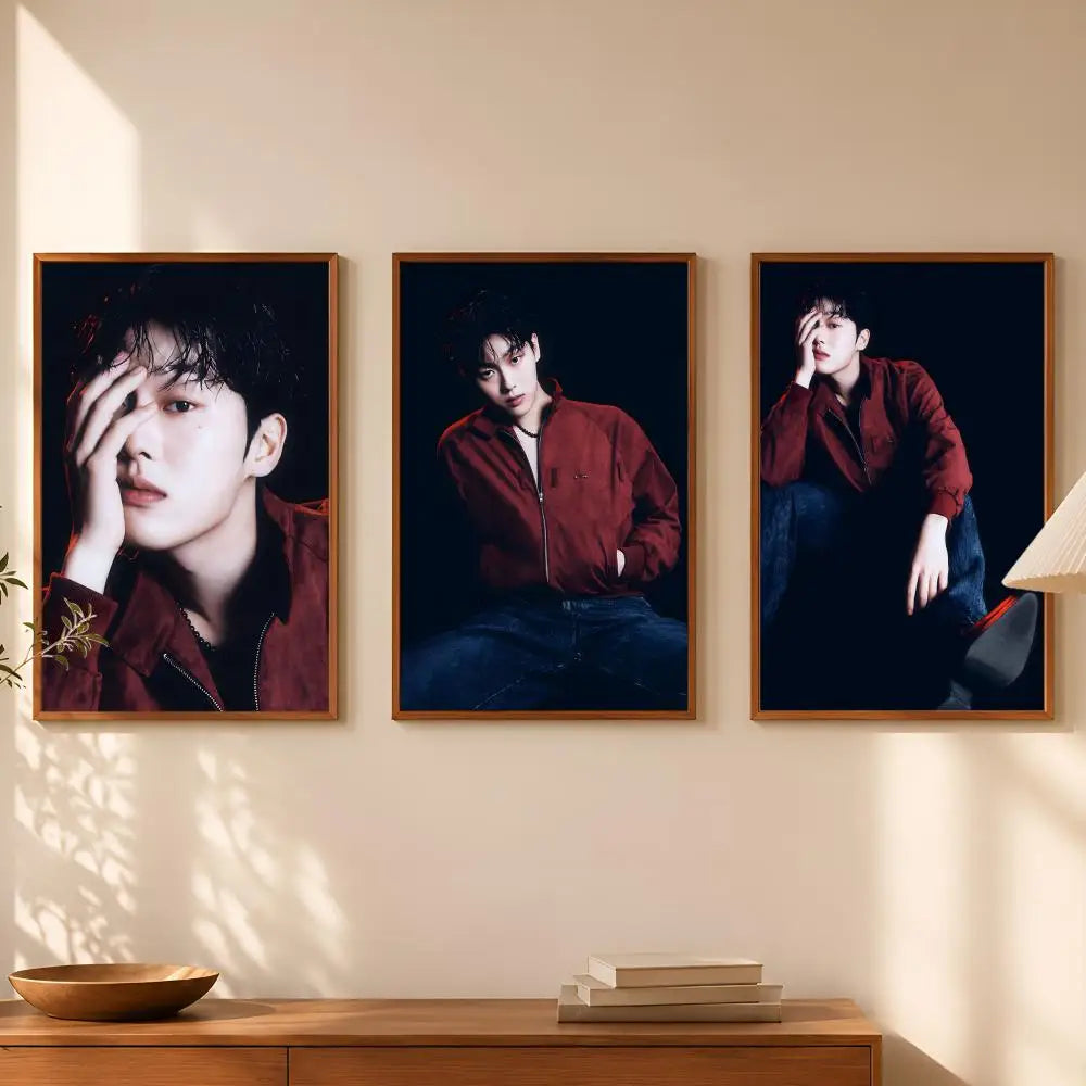 Choi Hyun-wook HD PVC Wall Poster – Self-Stick Waterproof Wall Art Poster Axl