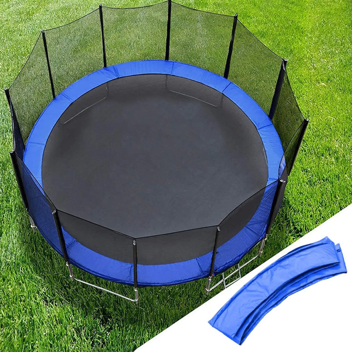 UV-Resistant Trampoline Spring Pad Cover – 8 ft & 10 ft Replacement Trampoline Spring Pad Axl