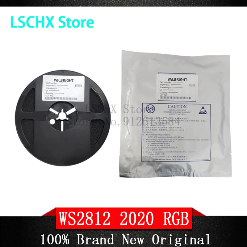 WS2812B 2020 Mini SMD Addressable RGB LED Chip – 5V Digital Pixel Addressable LED Chip Axl