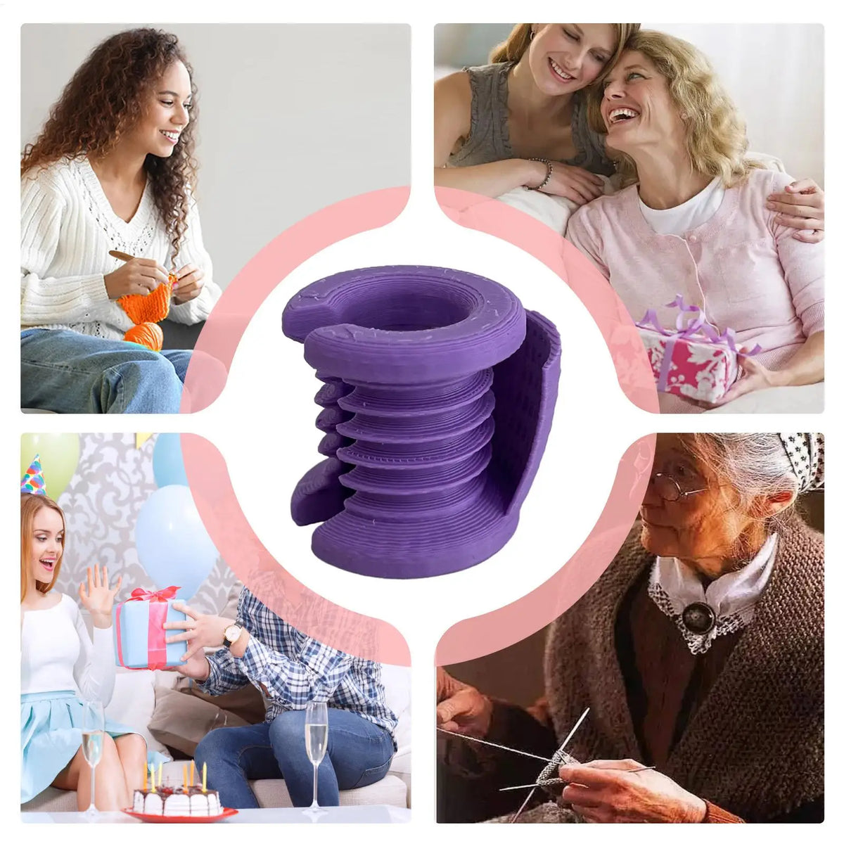 Crochet Yarn Guide Tension Ring | Finger Protector for Knitting Crochet Tension Ring Axl