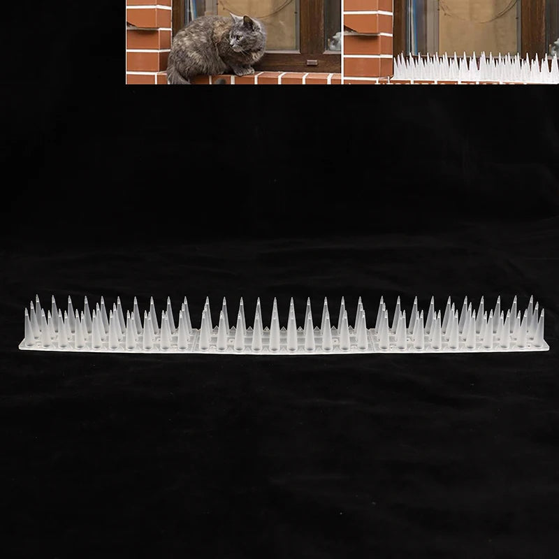 Transparent Plastic Bird Repellent Spikes | Garden Fence Deterrent Bird Deterrent Spikes Axl