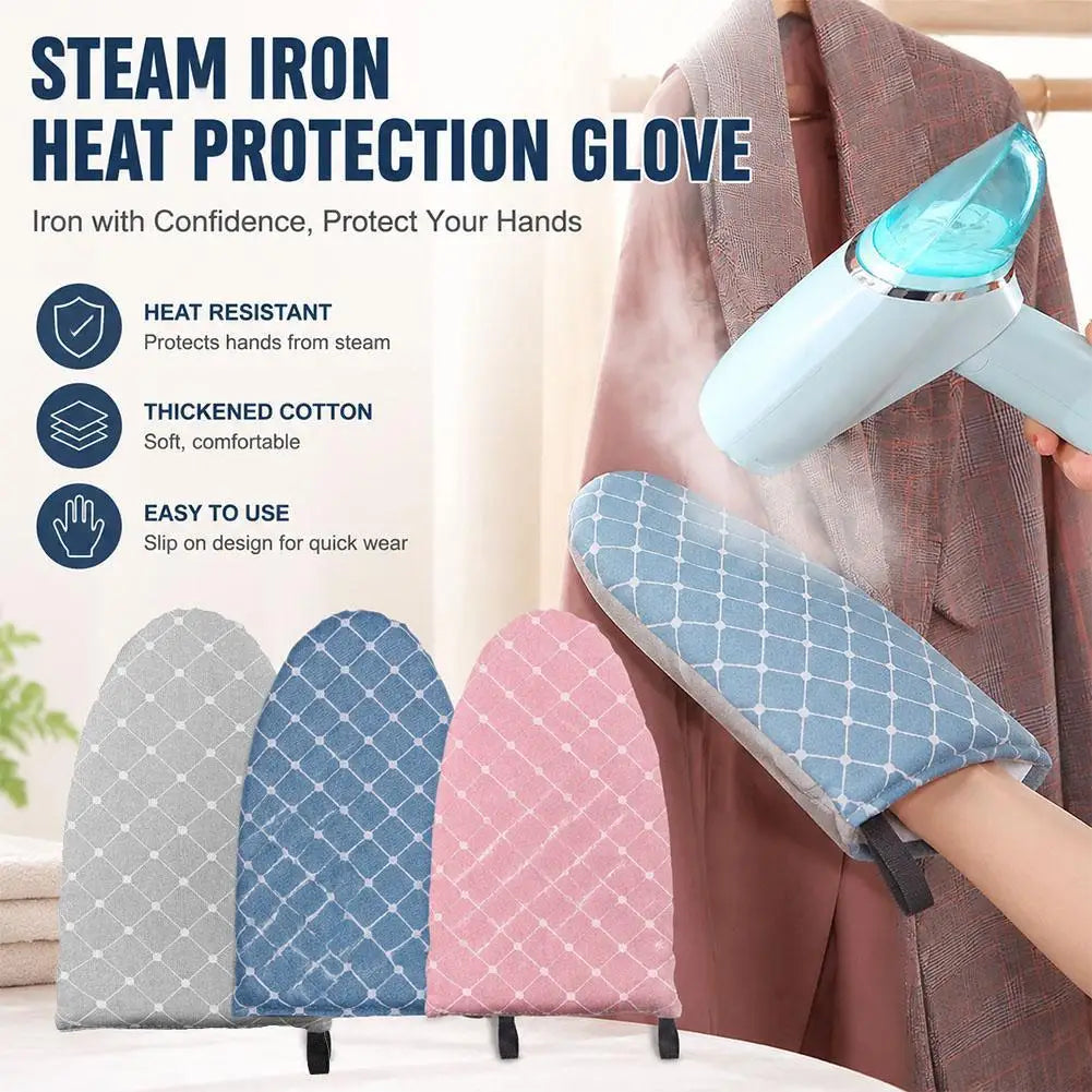 Handheld Ironing Pad Glove – Heat-Resistant Steamer Mitt Ironing Pad Glove Axl