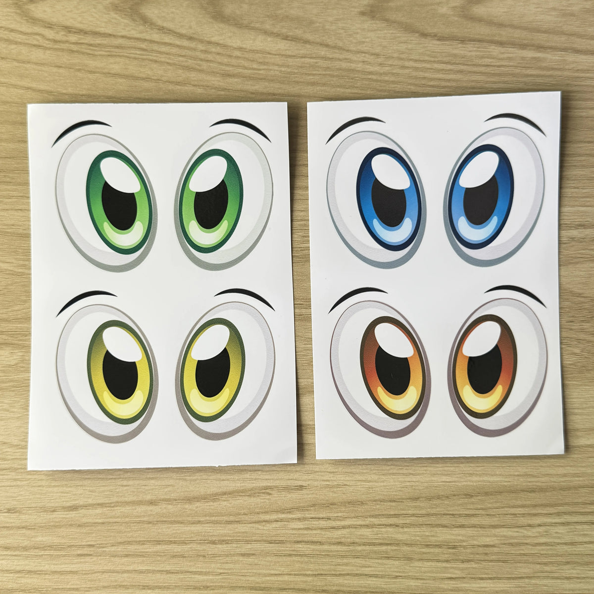 6-Pack Robot Eye Static Cling Vinyl Decals | Cars & Gadgets Vinyl Static Cling Decals Axl