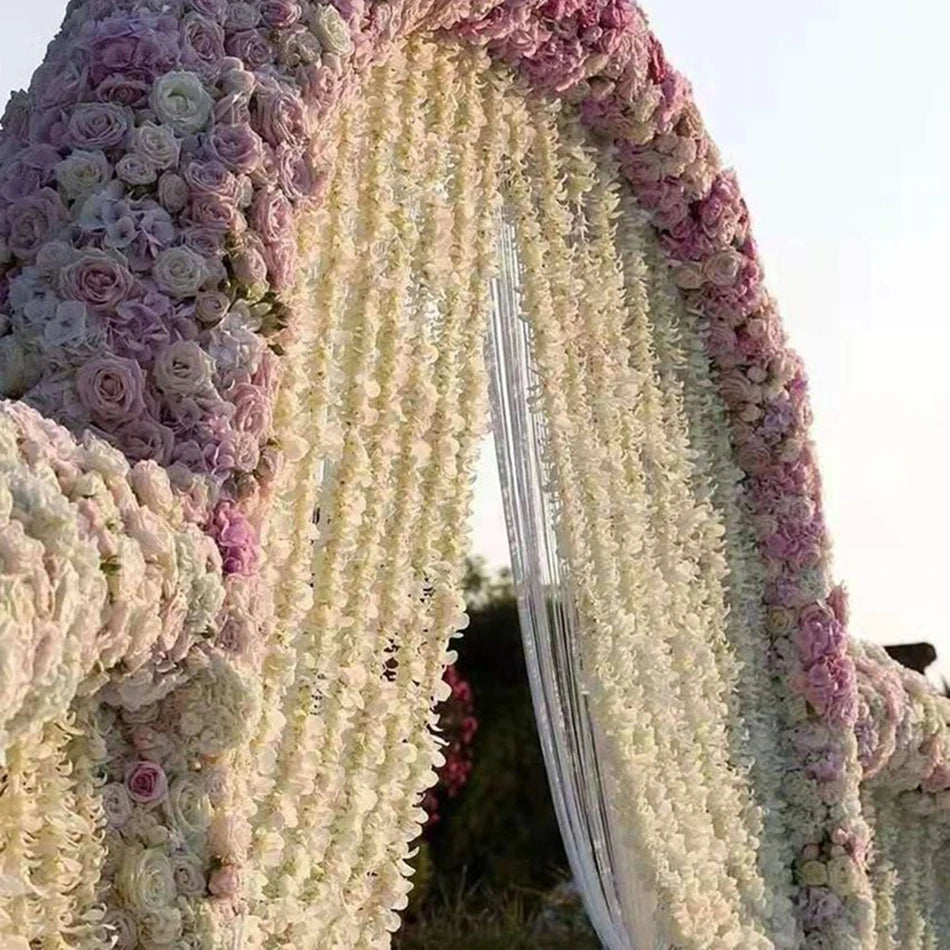 Silk Sakura Flower Garland – Wedding Arch & Home Wall Décor Artificial Flower Garland Axl