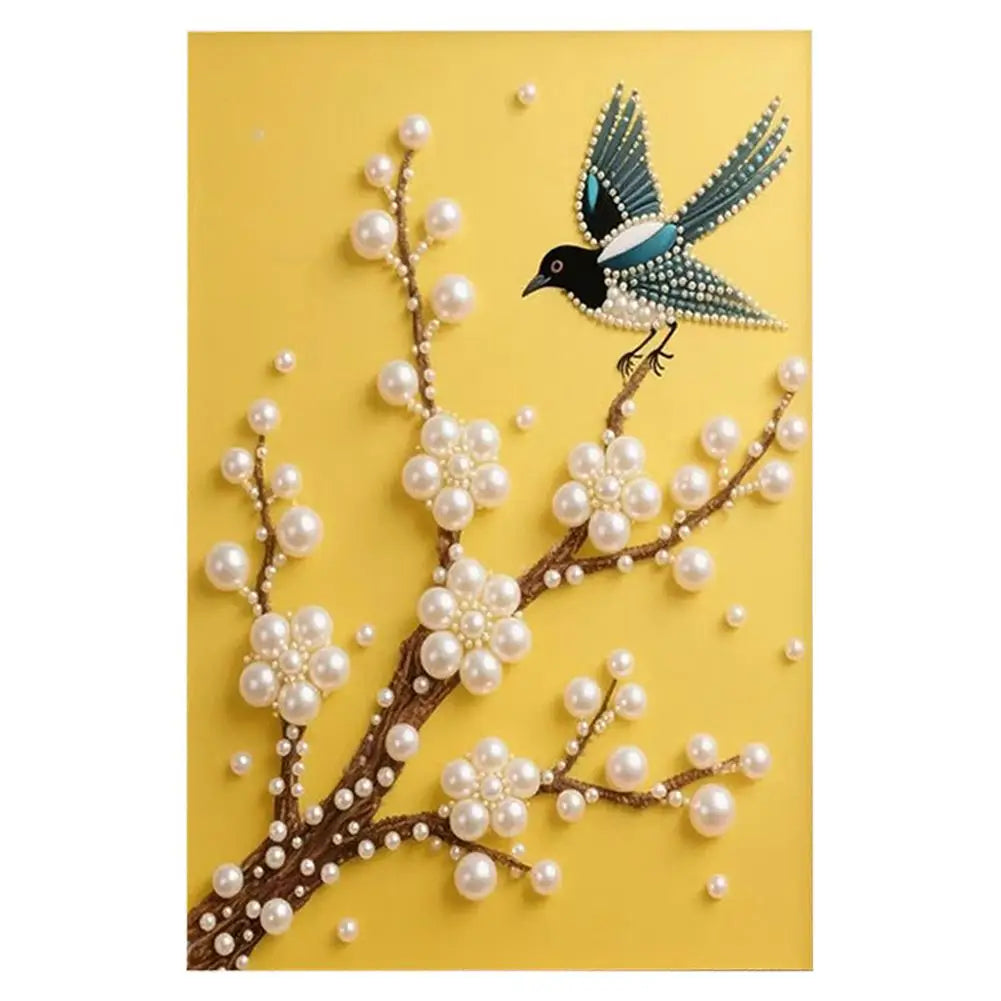 DIY Pearl Gem Painting Kit – Floral Art for Adults 20×30cm DIY Gem Painting Kit Axl A